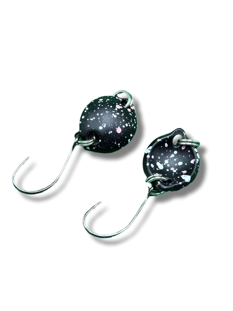 Knöpi 1,8 gramm Schwarz Glitzer UV 