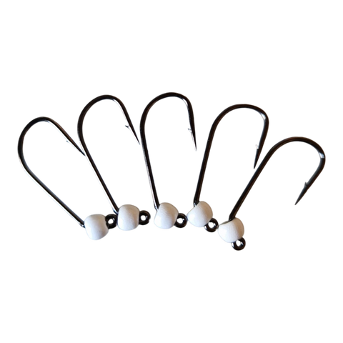 4ér Haken mit Widerhaken Tungstenperle 4mm Hends Hooks