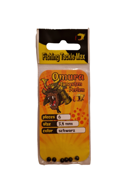 FTM Omura Tungsten Perlen 3,8mm