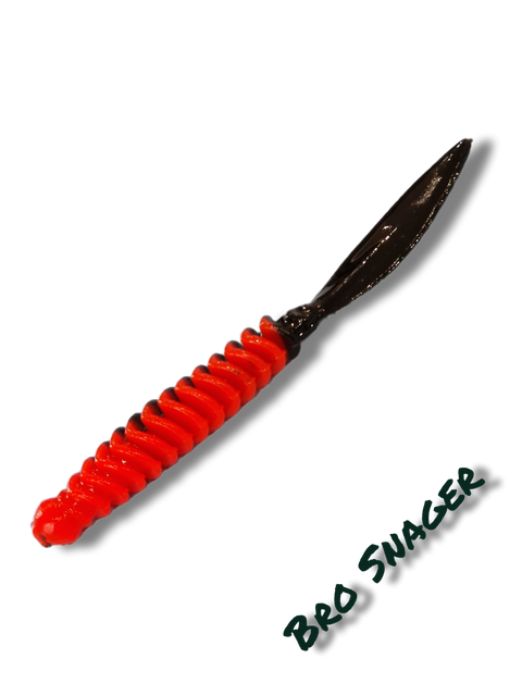 Trout Rocker Bro Snager Fishingman Dennis Edition 75mm Rot/Schwarz