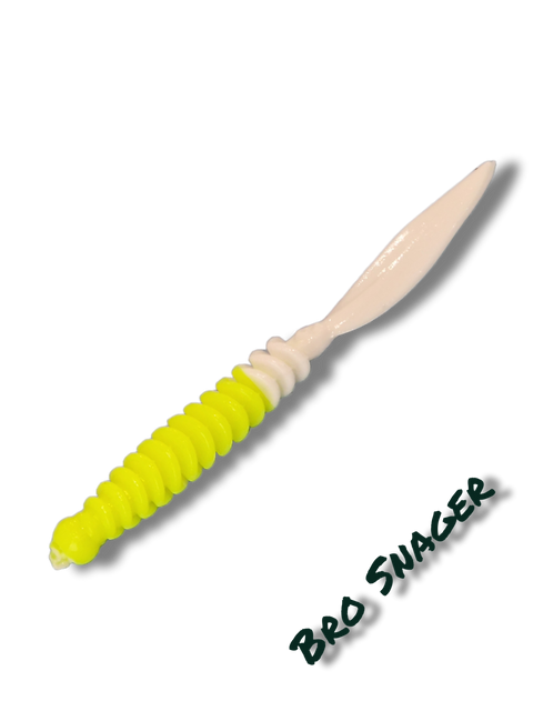 Trout Rocker Bro Snager 75mm Gelb/Weiß